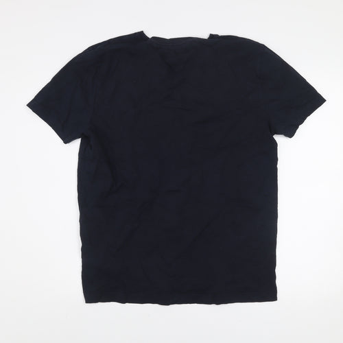 Tommy Hilfiger Men’s Blue XL Short Sleeve Cotton Crew Neck T-Shirt