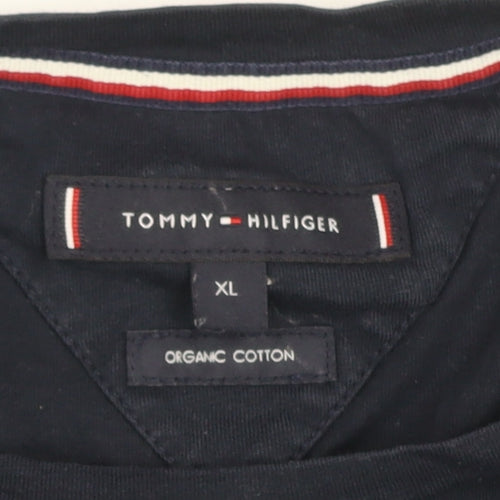 Tommy Hilfiger Men’s Blue XL Short Sleeve Cotton Crew Neck T-Shirt