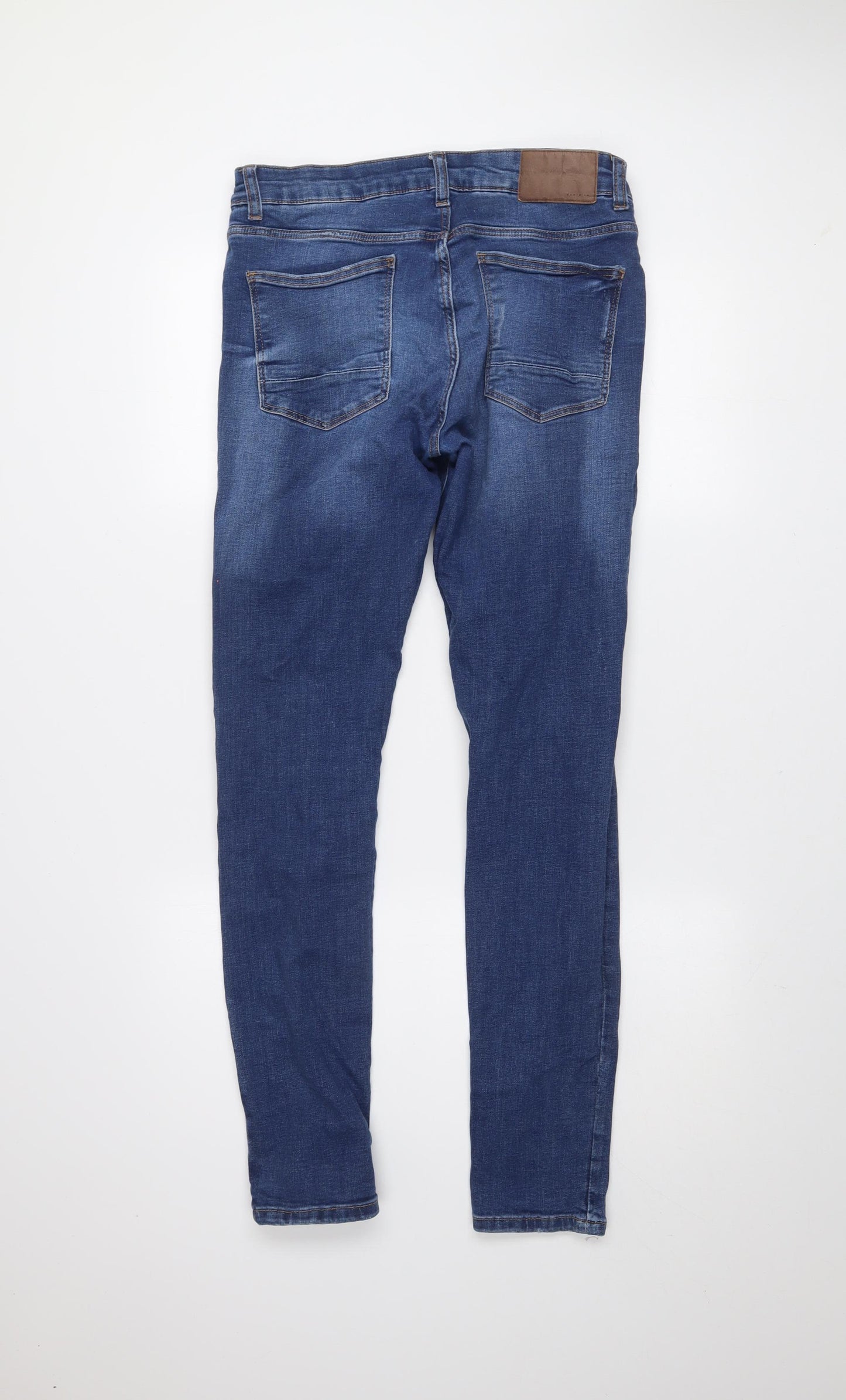 Denim Co. Men's Blue Super Skinny Stretch Jeans W32 L32