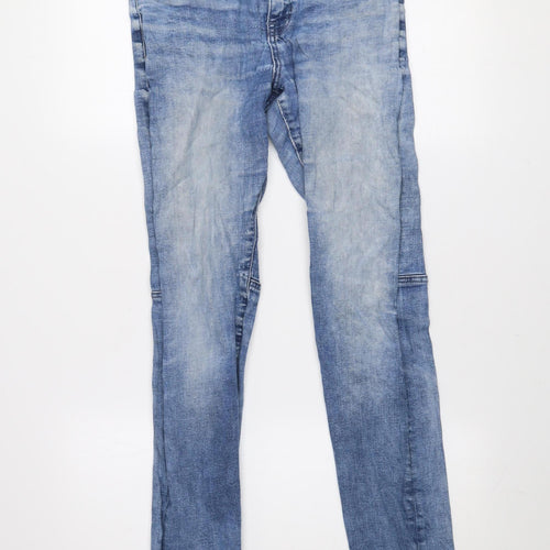 New Look Men Blue Skinny Stretch Jeans 30/32 Regular Fit Denim