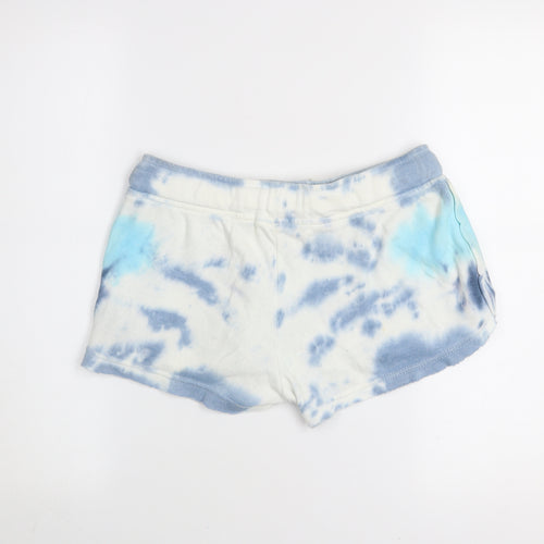 Ocean Drive Women's Blue Tie Dye Sweat Shorts Size M Lightweight Activewear