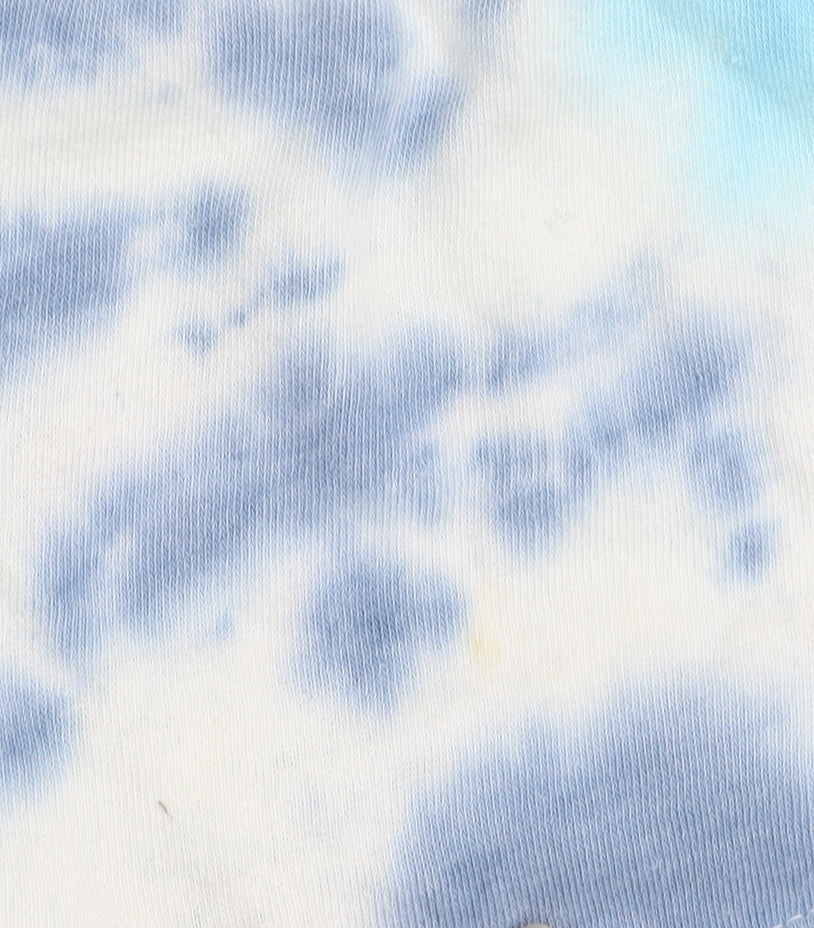 Ocean Drive Women's Blue Tie Dye Sweat Shorts Size M Lightweight Activewear