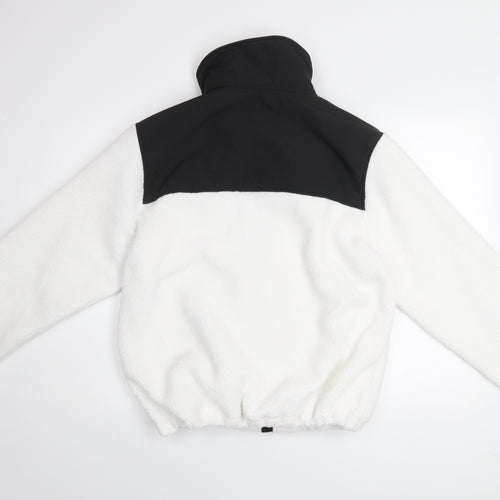 4TH ARQ Men's White Fleece Full Zip Jacket Size M