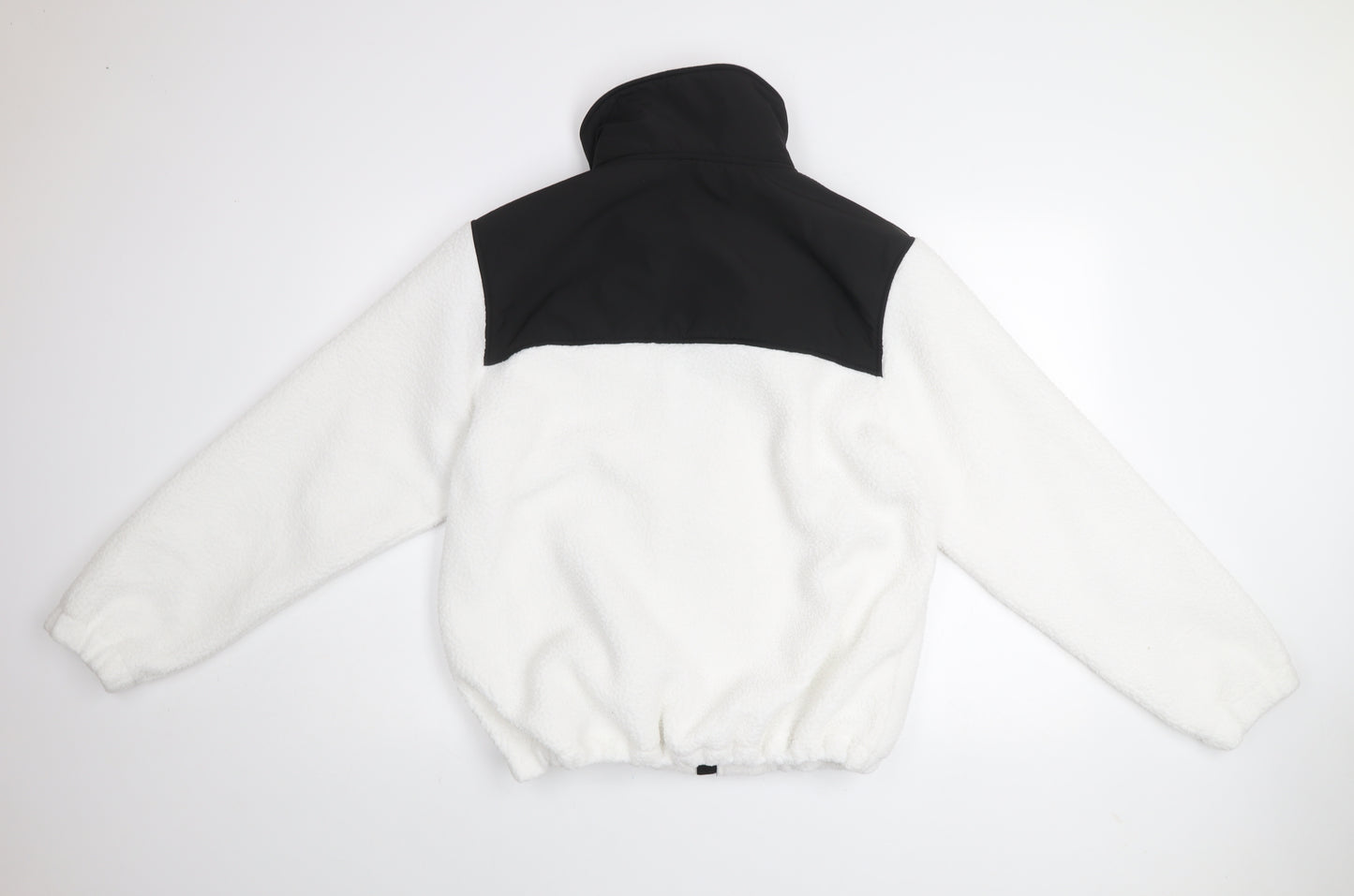 4TH ARQ Men's White Fleece Full Zip Jacket Size M