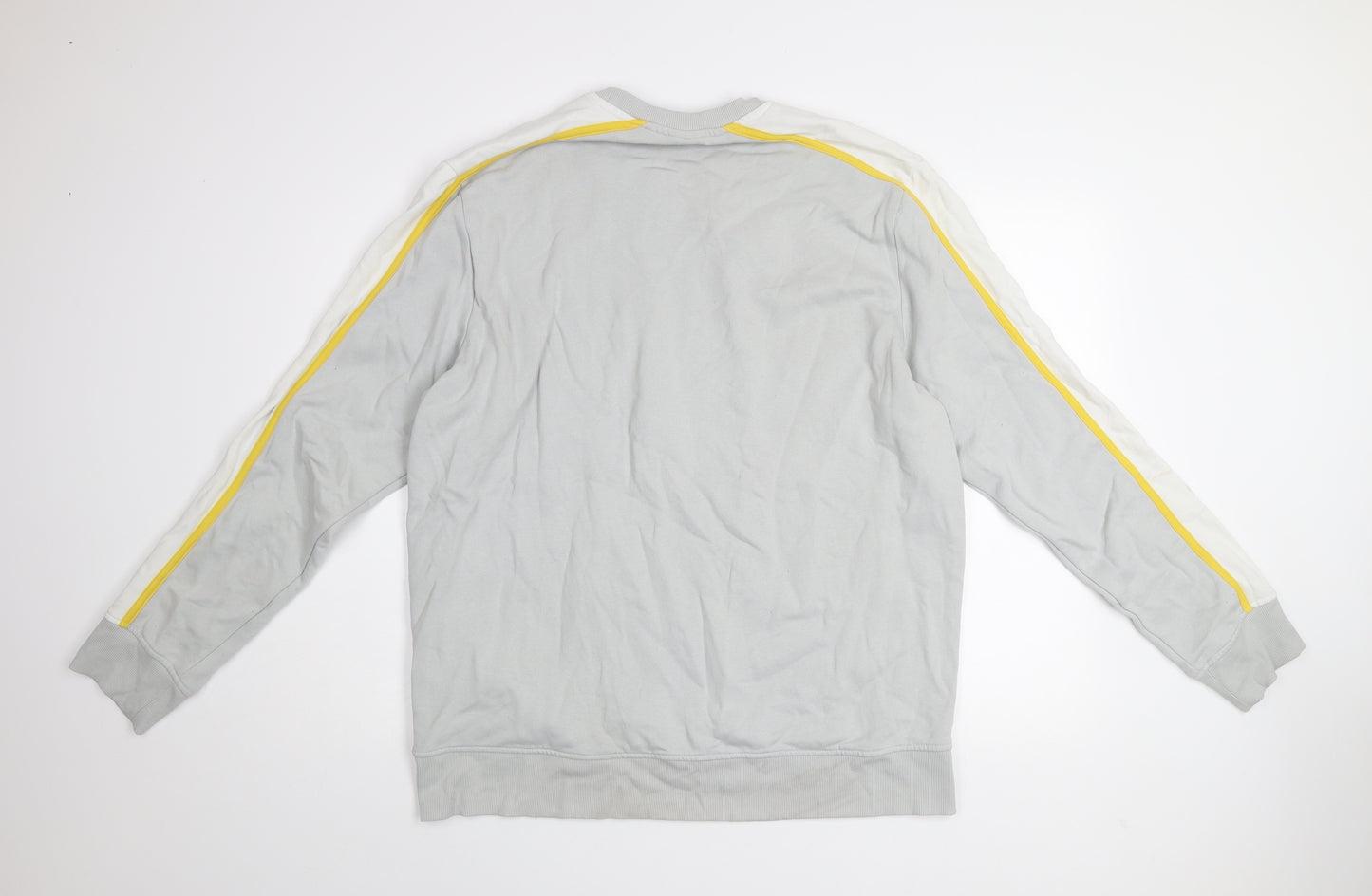 Jack & Jones Men’s Grey 2XL Crew Neck Pullover Sweatshirt