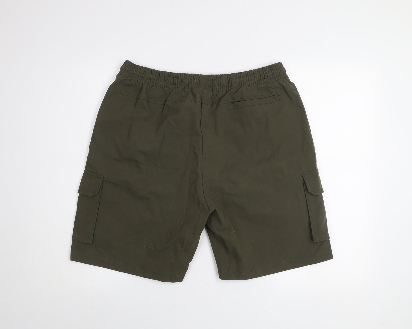 Closure LDN Men's Green Cargo Shorts XL Casual Elastic Waist