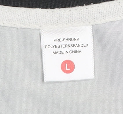 Men’s Black The Terminator Movie Graphic T-Shirt L Polyester Blend