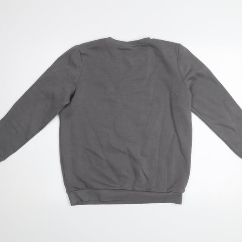 Marvel Boys Grey Black Panther Pullover Sweatshirt 12-13 Years