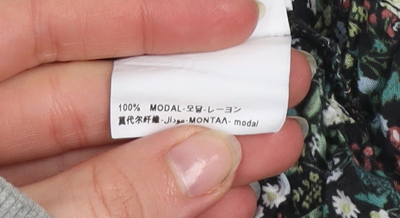 United Colors of Benetton Women's Multicoloured Floral Button-Up Shirt Size 12