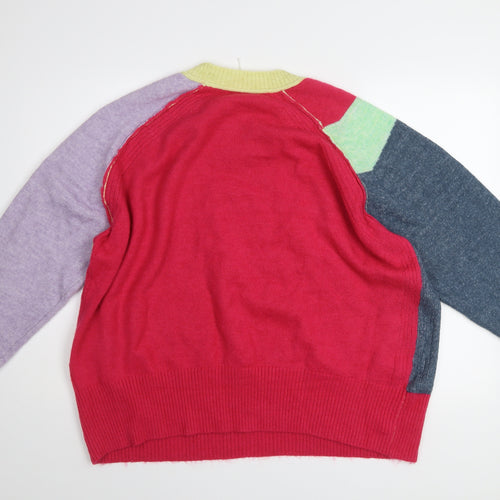 Next Women’s Multicoloured Crew Neck Knit Jumper Size L