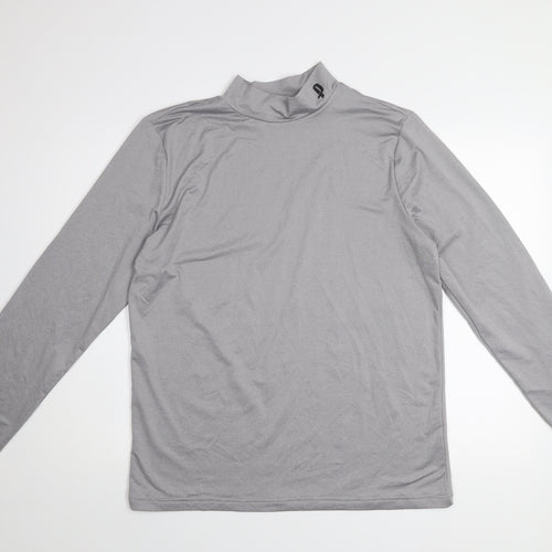 Penn Men’s Grey XL Long Sleeve Mock Neck Performance Top