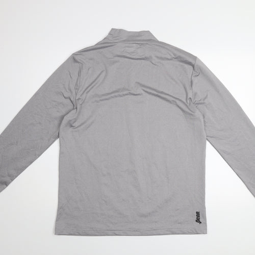 Penn Men’s Grey XL Long Sleeve Mock Neck Performance Top