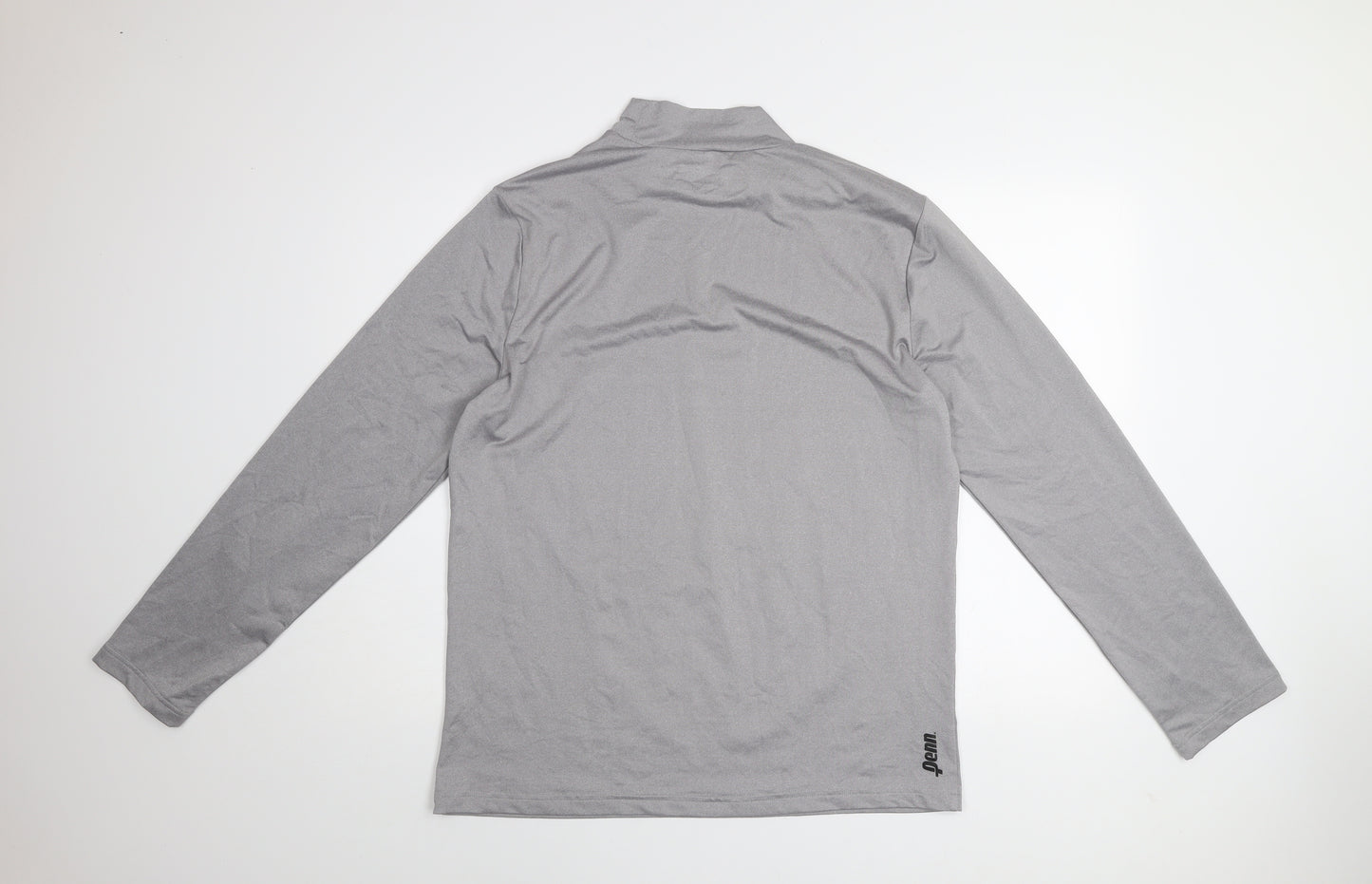 Penn Men’s Grey XL Long Sleeve Mock Neck Performance Top