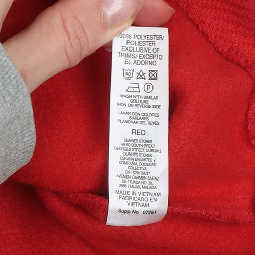 Dunnes Women Red Size 12 Pencil Mini Skirt Polyester