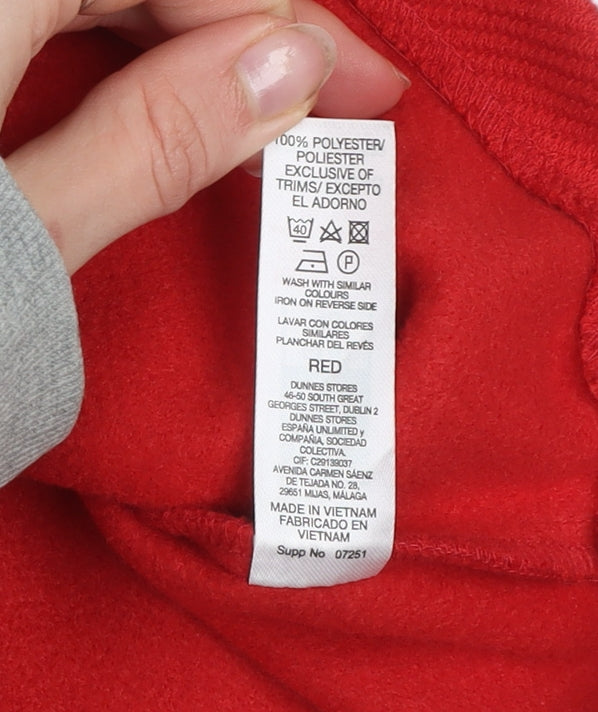 Dunnes Women Red Size 12 Pencil Mini Skirt Polyester