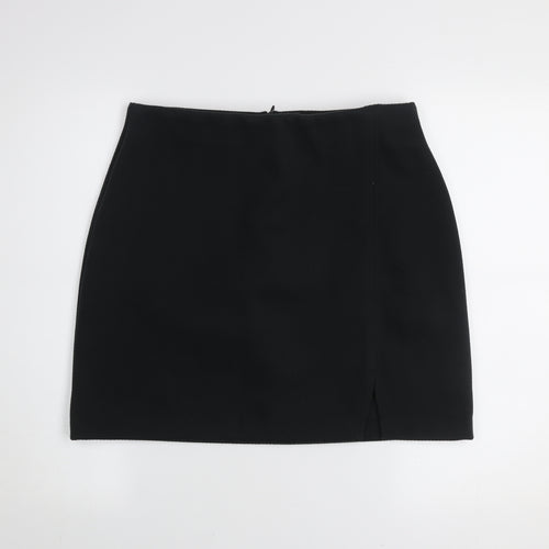 Dunnes Women's Black Pencil Skirt Size 12 Workwear Stretch