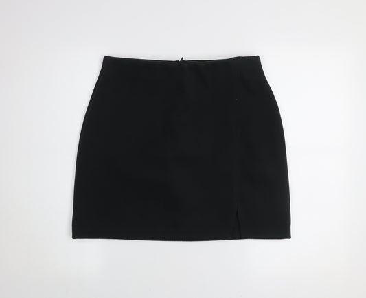 Dunnes Women's Black Pencil Skirt Size 12 Workwear Stretch