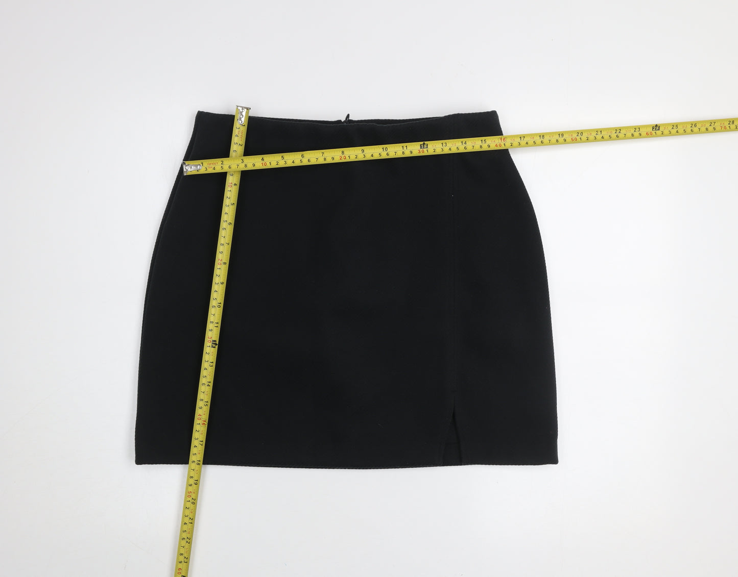 Dunnes Women's Black Pencil Skirt Size 12 Workwear Stretch