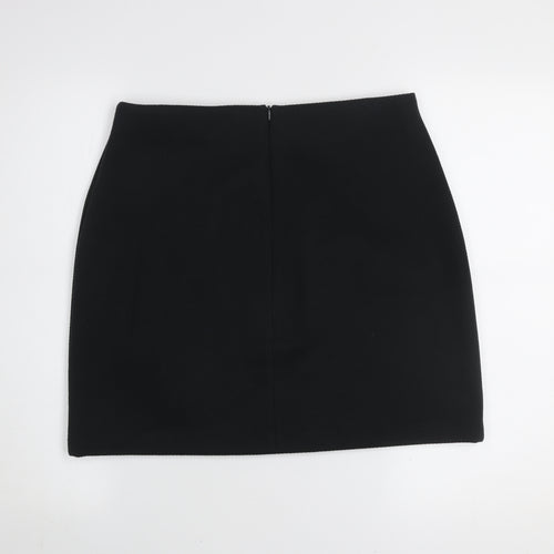 Dunnes Women's Black Pencil Skirt Size 12 Workwear Stretch