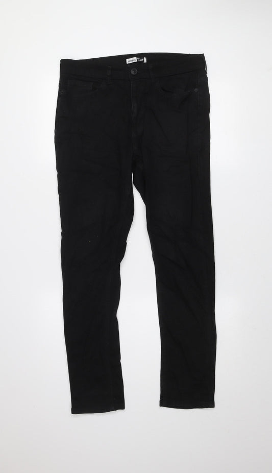 Pep&Co Men’s Black Slim Fit Stretch Jeans W32 L30