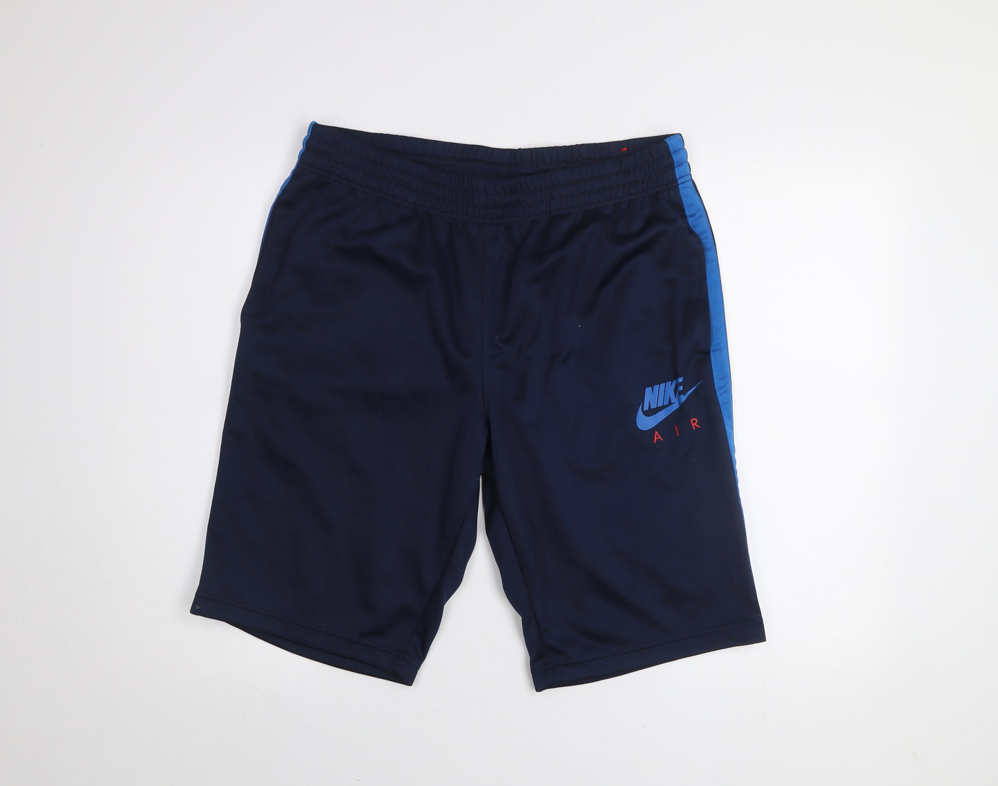 Nike Air Men's Navy Blue Athletic Shorts Size L Polyester