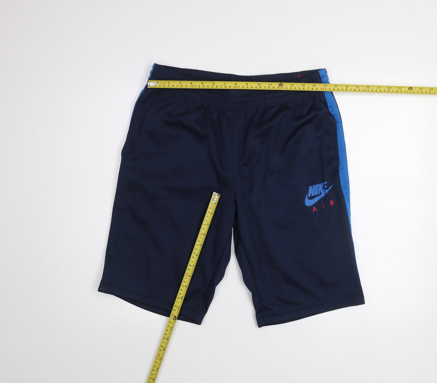 Nike Air Men's Navy Blue Athletic Shorts Size L Polyester