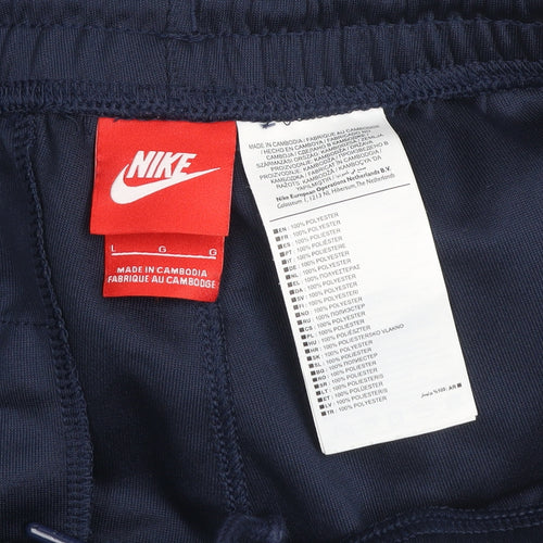Nike Air Men's Navy Blue Athletic Shorts Size L Polyester