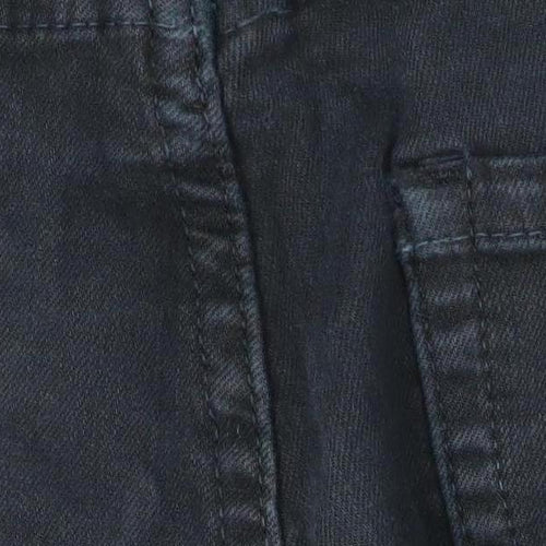 Maxtre Men's Black Slim Fit Distressed Skinny Jeans Size 28