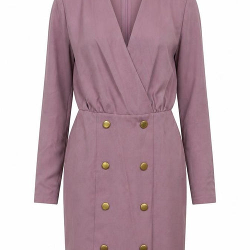 Boohoo Women's Purple Long Sleeve Bodycon Mini Dress UK 8