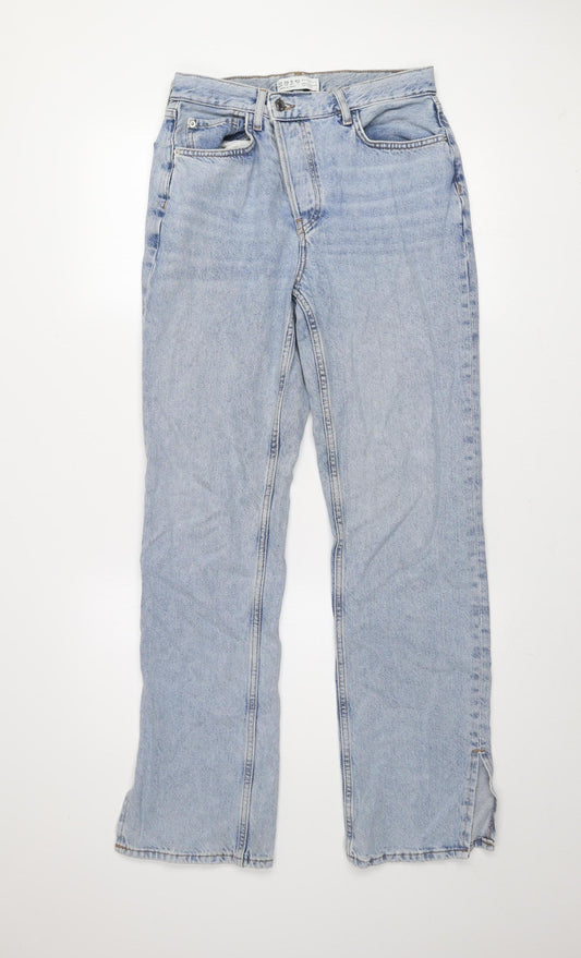 Primark Women’s Blue Light Wash Straight Leg Denim Jeans Size 10