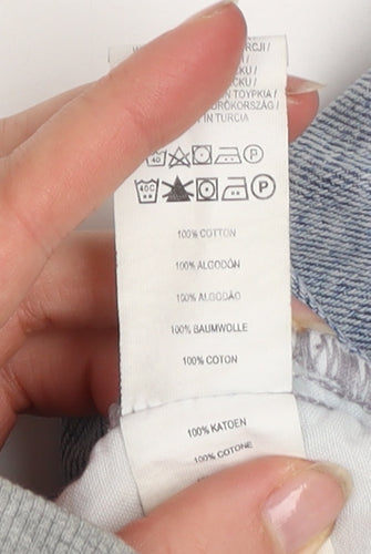 Primark Women’s Blue Light Wash Straight Leg Denim Jeans Size 10