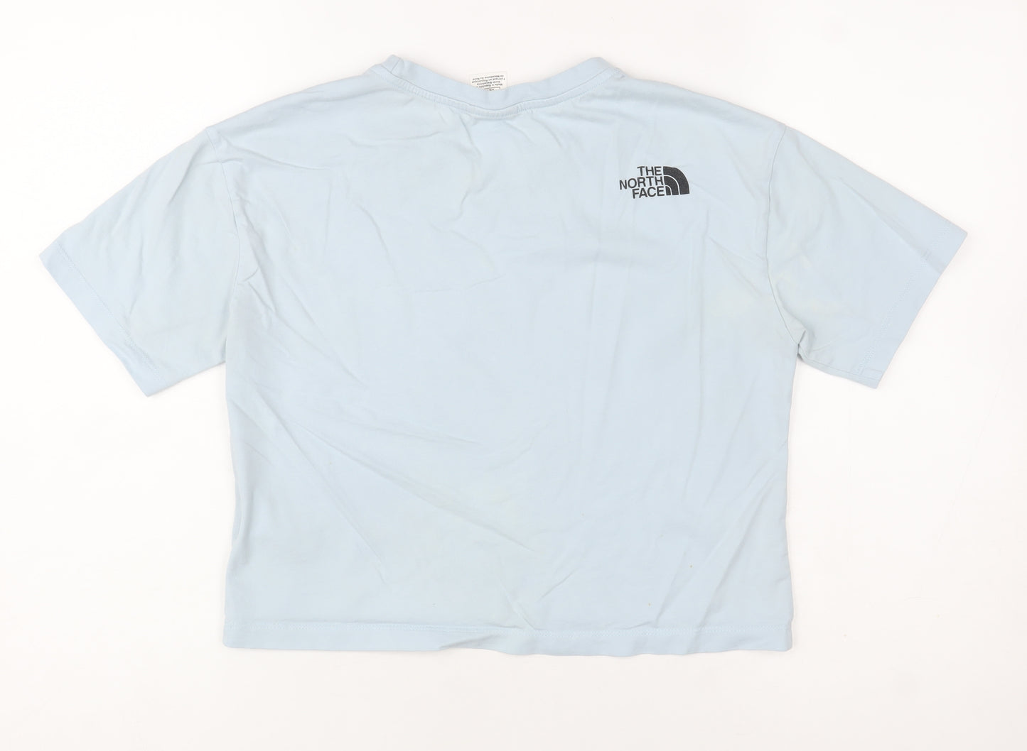 The North Face Women's Blue Cotton Short Sleeve T-Shirt XS