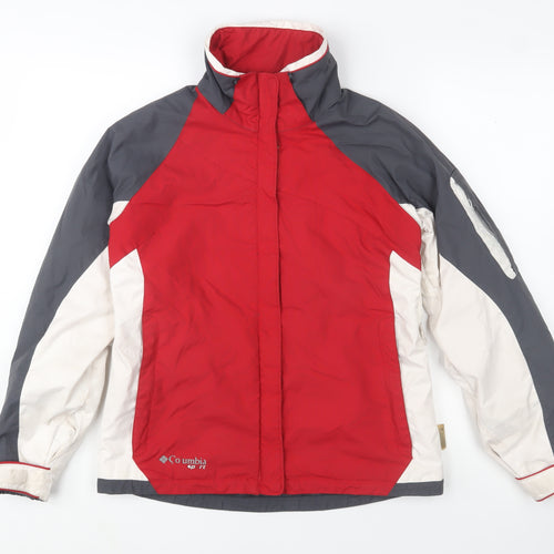 Columbia Men's Red Grey Sport Puffer Jacket Size S