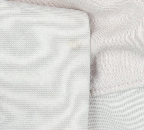 Nike Women Beige Pullover Hoodie 1X Cotton Blend Logo
