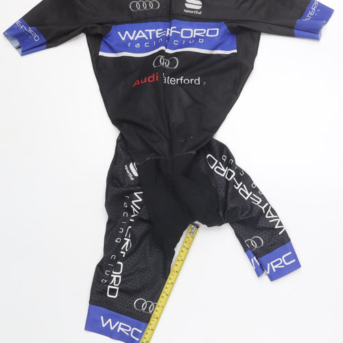 Sportful Men's Black Cycling Bib Shorts Suit S Compression Fit