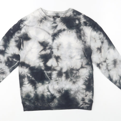 Next Boys Multicoloured Tie-Dye Cotton Pullover Sweatshirt 8 Years