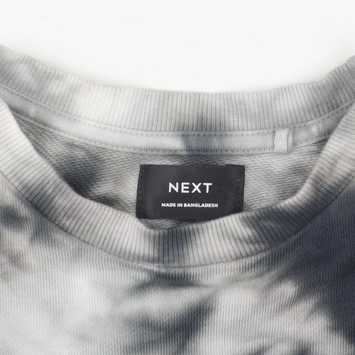 Next Boys Multicoloured Tie-Dye Cotton Pullover Sweatshirt 8 Years