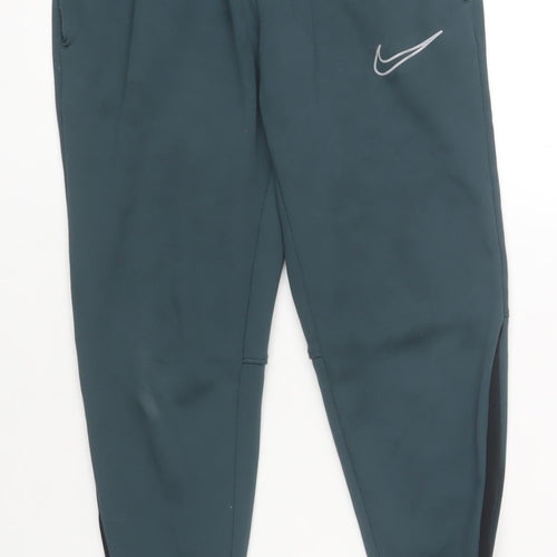 Nike Boys Green Therma-Fit Jogger Activewear Trousers Size 10-11 Years