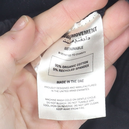 The Giving Movement Men's Black M Jogger Activewear Trousers