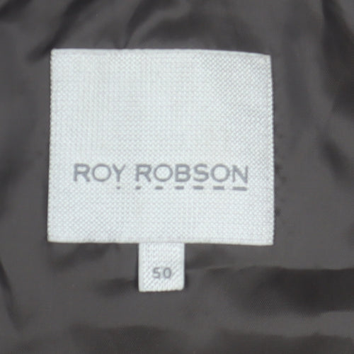 Roy Robson Men's Brown Quilted Padded Waistcoat Size 50 Regular