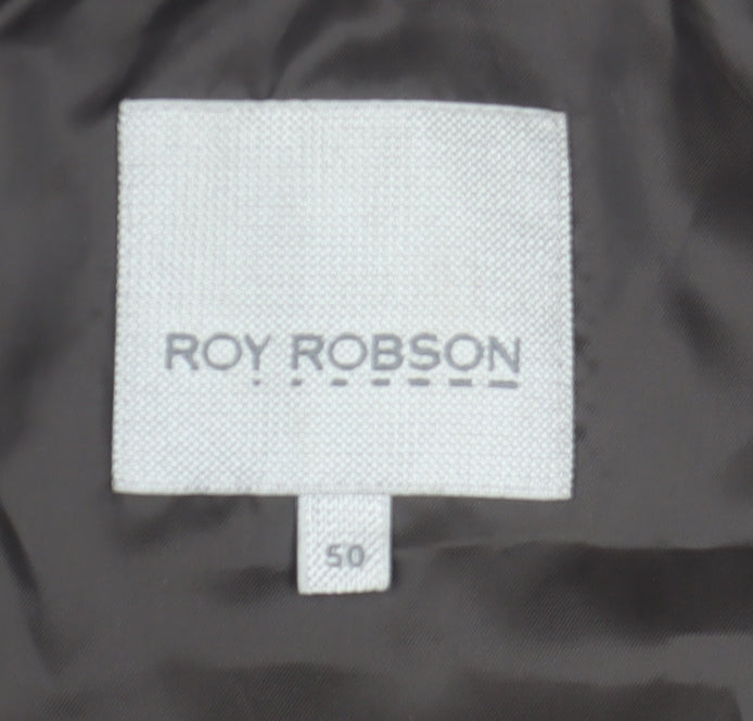Roy Robson Men's Brown Quilted Padded Waistcoat Size 50 Regular