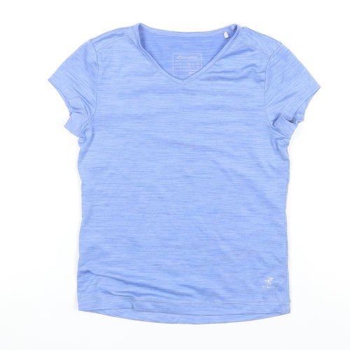 Energetics Boys Blue Short Sleeve V-Neck Activewear T-Shirt Size 128