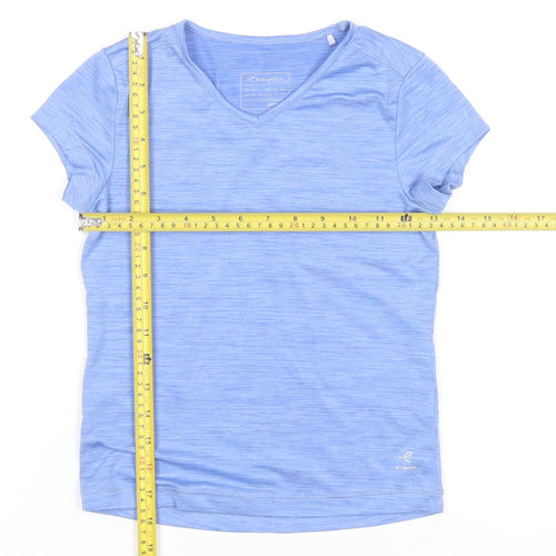 Energetics Boys Blue Short Sleeve V-Neck Activewear T-Shirt Size 128