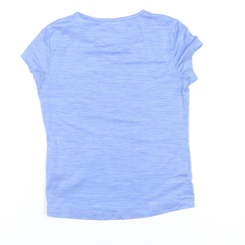 Energetics Boys Blue Short Sleeve V-Neck Activewear T-Shirt Size 128