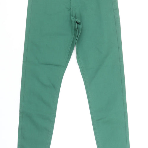 Marks and Spencer Women’s Green High Rise Jeggings Size 8 Short