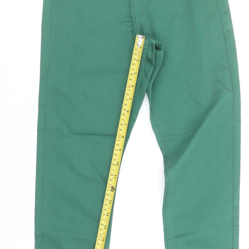 Marks and Spencer Women’s Green High Rise Jeggings Size 8 Short