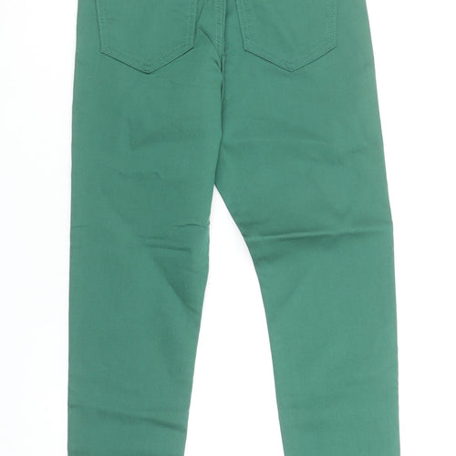 Marks and Spencer Women’s Green High Rise Jeggings Size 8 Short