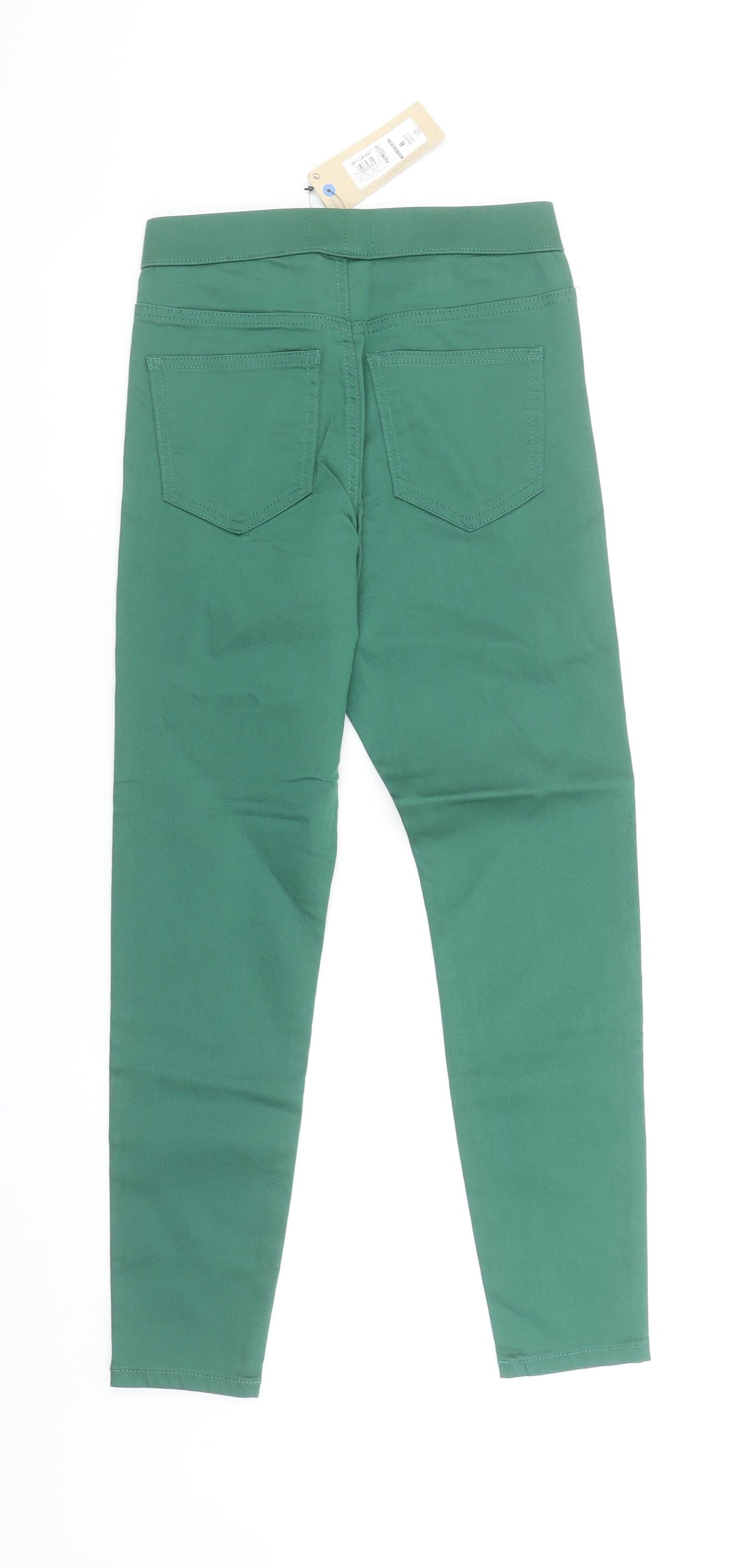 Marks and Spencer Women’s Green High Rise Jeggings Size 8 Short