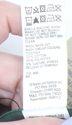 Marks and Spencer Women’s Green High Rise Jeggings Size 8 Short