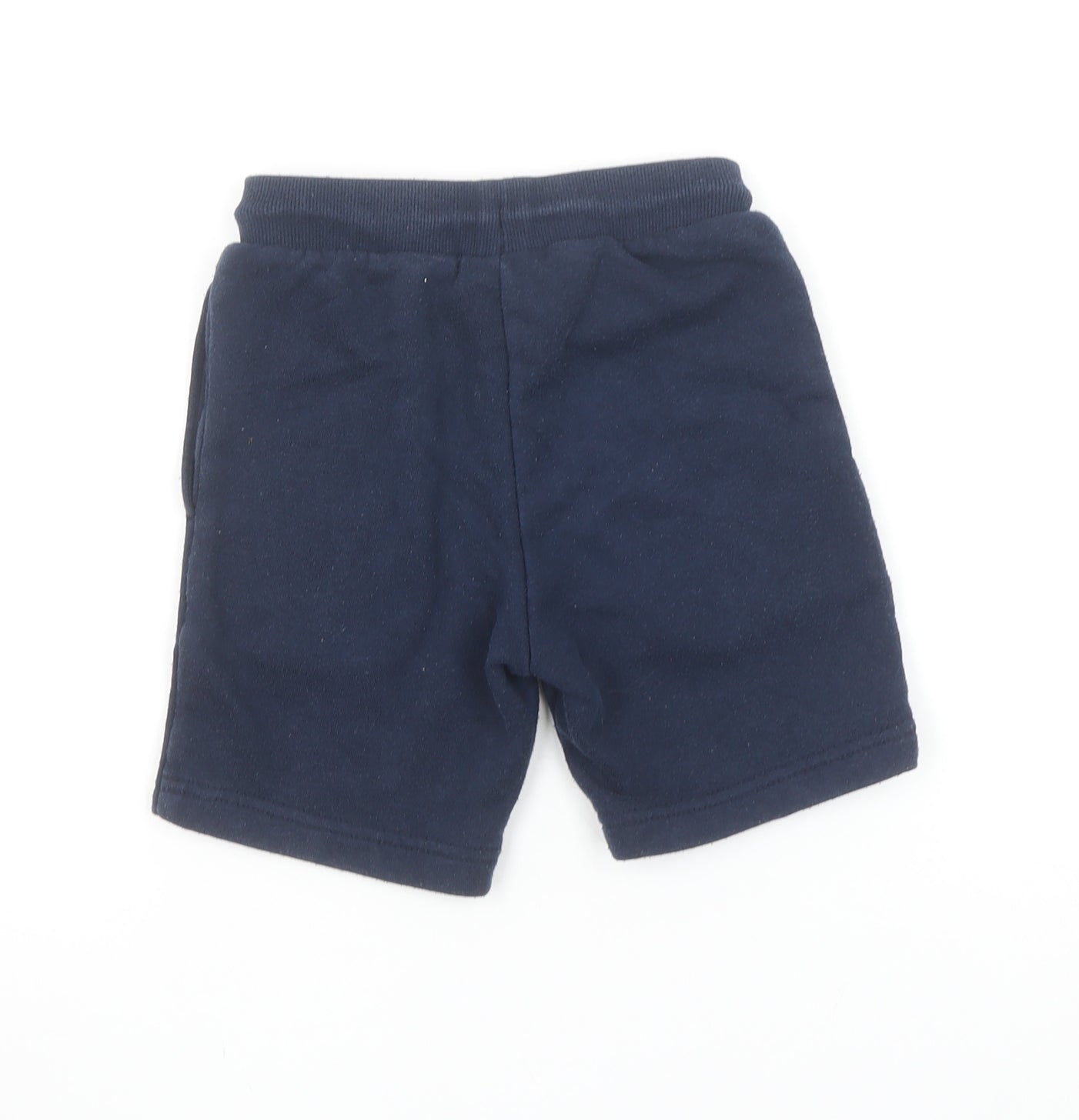 Converse Boys Blue Sweat Shorts 5-6 Years Elastic Waist Drawstring Logo